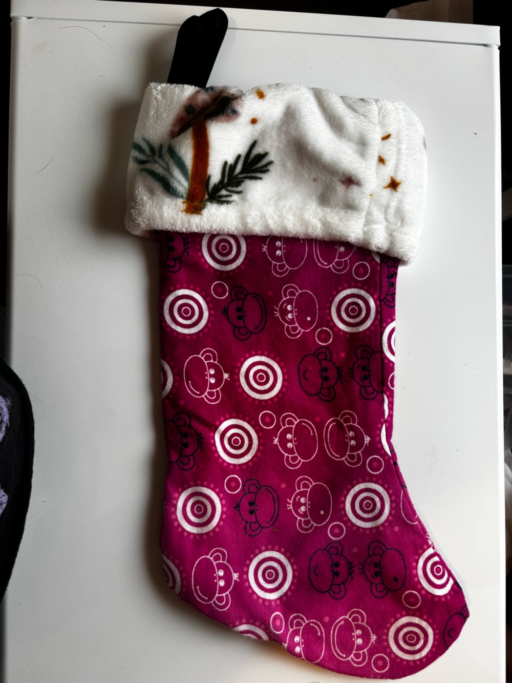 Sock monkey Stocking - Picture 2 of 3